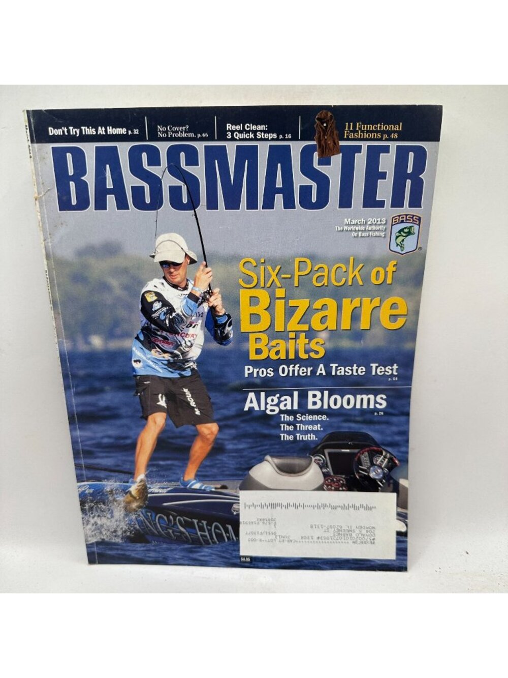 Bassmaster Magazine March 2013 B.A.S.S. Fishing Edition Outdoors Pre-Owned